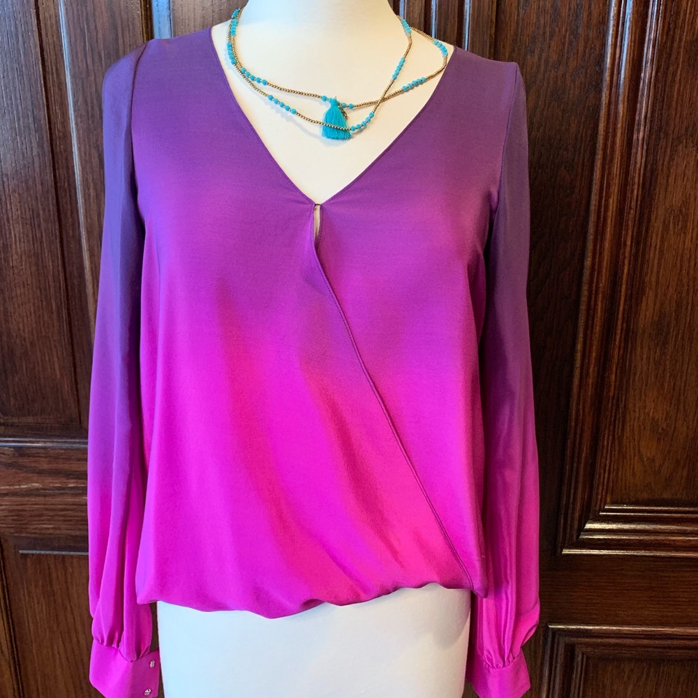 Jay Godfrey beautiful purple blouse